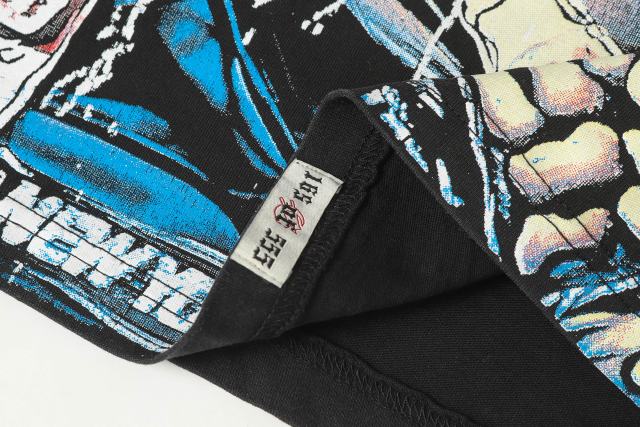 Skeleton Racer Trophy Print Washed Version Tee 2 colors 28696499