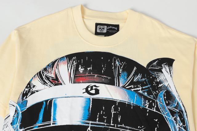 Skeleton Racer Trophy Print Washed Version Tee 2 colors 28696499