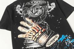 Skeleton Racer Trophy Print Washed Version Tee 2 colors 28696499