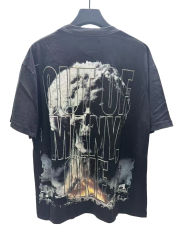 Skull Presses War Initiation Button Printed Washed Version Tee 2 colors 28499577