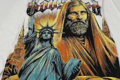 Statue of Liberty Print Washed Version Long Sleeve T-Shirt 2 colors 28691922