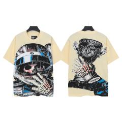 Skeleton Racer Trophy Print Washed Version Tee 2 colors 28696499