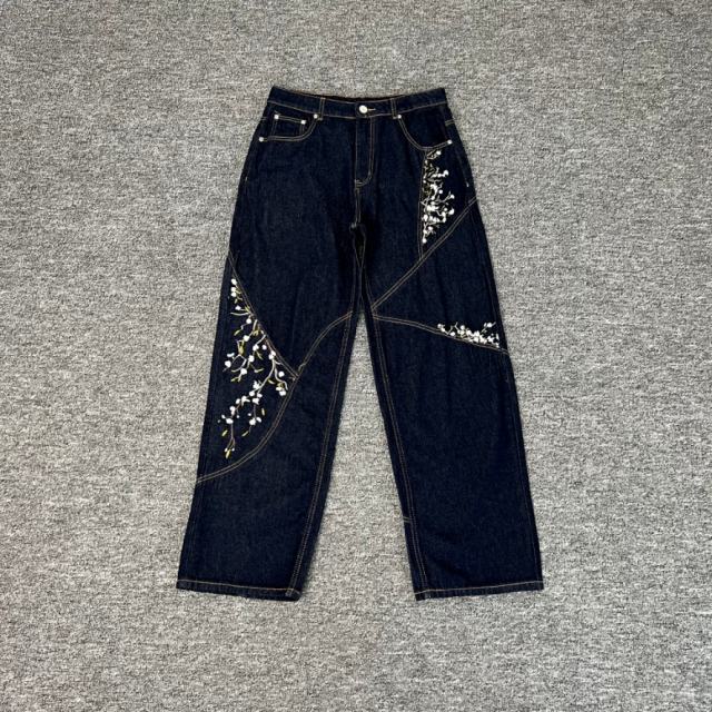 Derschutze Awakening V2 Loose Straight Ripped Denim Jeans