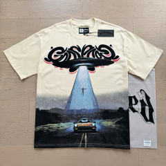 Vintage flying saucer UFO print T-shirt 29047328