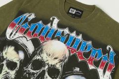 Skeleton World Tour Print Washed Version Tee 2 colors 28696496