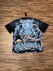 Vintage dark skeleton surgical print ripped and worn T-shirt  29035244