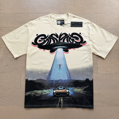 Vintage flying saucer UFO print T-shirt 29047328