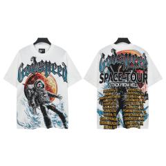 Astronaut Planet Print Washed Version Tee 3 colors 28694025