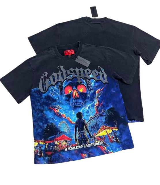 Realized Gaming World Printed Washed Version Tee 2 colors 28523748