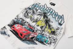 Miami sports car party rhinestone vintage short-sleeved T-shirt 29035187