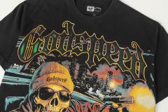 Luxury Car Skeleton Gun Print Washed Version Tee 2 colors 28696500