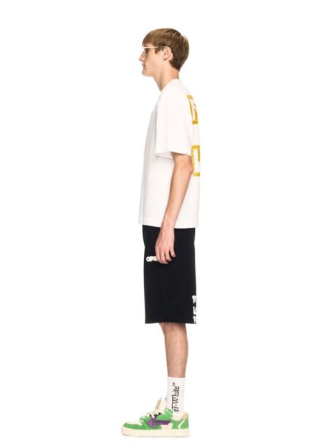1:1 Top Quality OW Ruler Arrow Print T-shirt