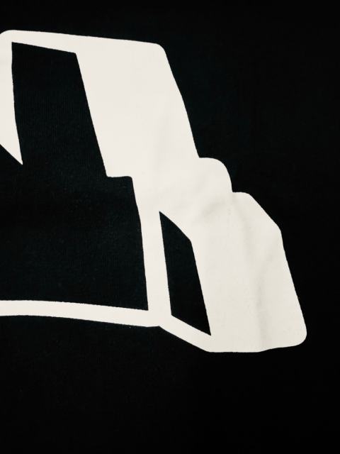 1:1 Top Quality OW Twisted Arrow Print Black Tee