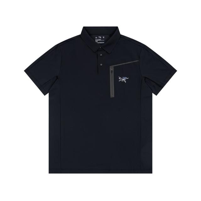 A Breathable Quick-Dry Classic Zipper Polo Shirt