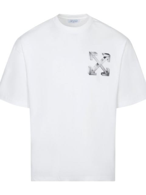 1:1 Top Quality OW 3D Embossed Logo Tee