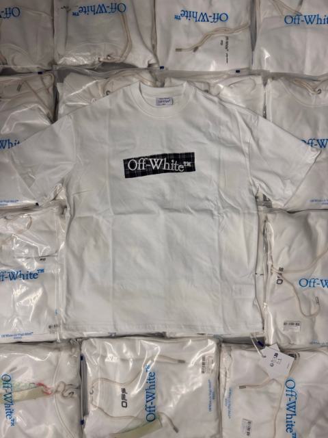 1:1 Top Quality OW Embroidery Arrow T-Shirt