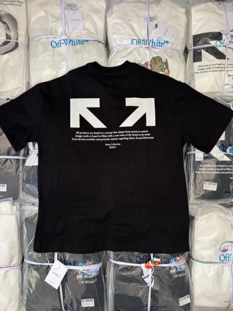 1:1 Top Quality OW Half Arrow Tee