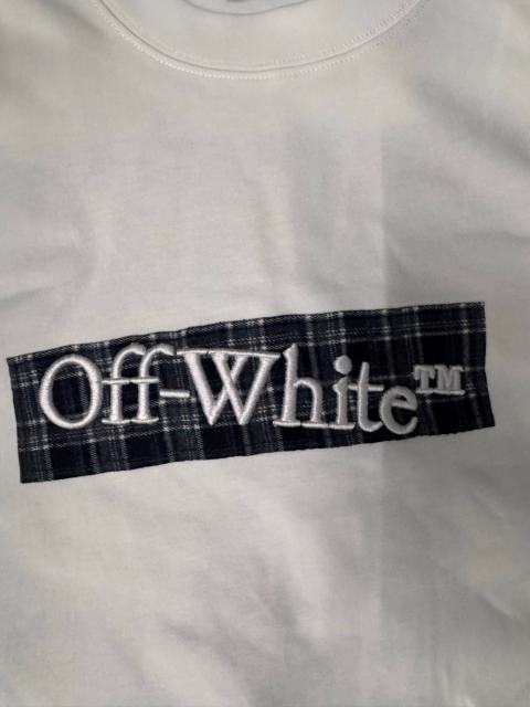 1:1 Top Quality OW Embroidery Arrow T-Shirt