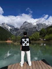 1:1 Top Quality OW Ink Wash Arrow Print T-shirt