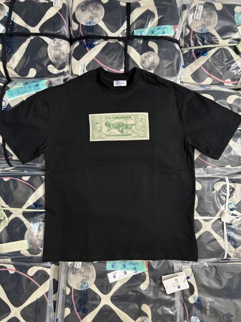 1:1 Top Quality OW 3D Embossed Logo Tee