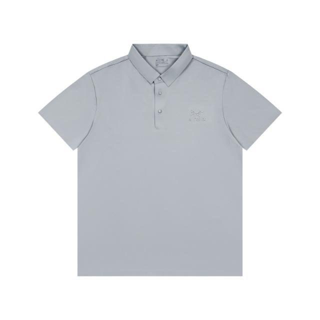 A Breathable Quick-Dry Classic Zipper Polo Shirt