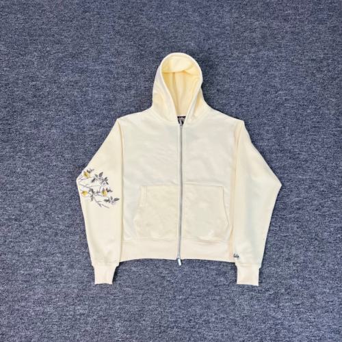 Derschutze Gallery Badge Embroidered Zip Up Hoodie