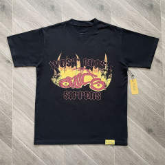 1:1 Quality That's A Awful Lot of Cough Syrup Motorcycle Print Black Tee