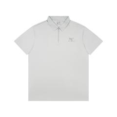 A Breathable Quick-Dry Classic Zipper Polo Shirt