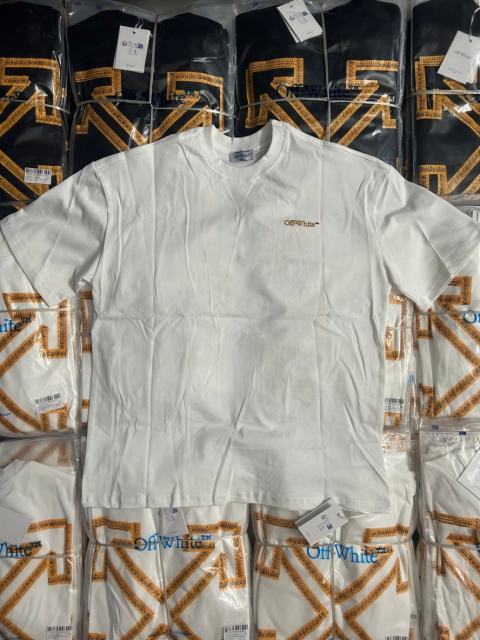 1:1 Top Quality OW Ruler Arrow Print T-shirt