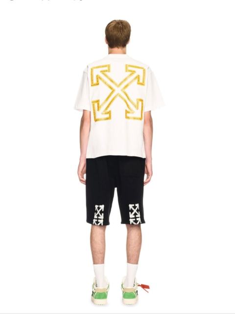 1:1 Top Quality OW Ruler Arrow Print T-shirt