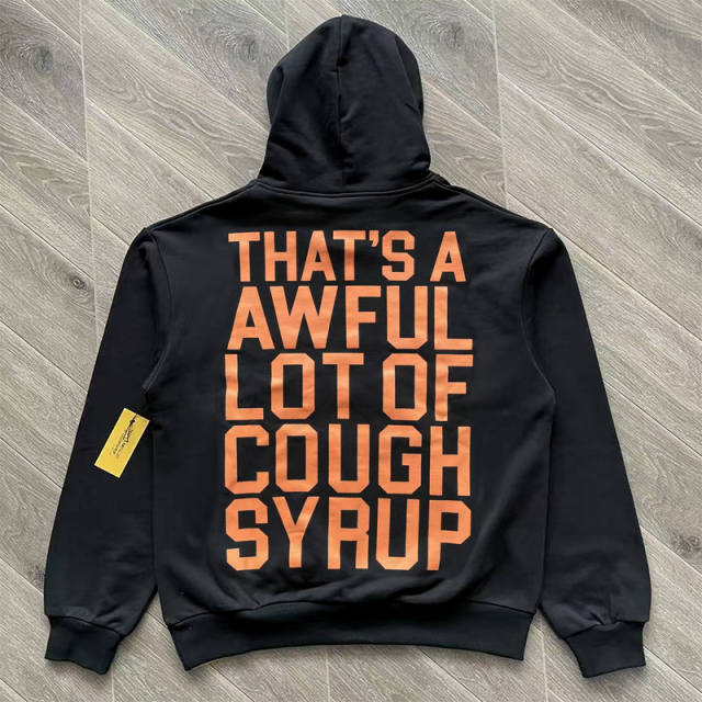 1:1 Top Quality That's A Awful Lot of Cough Syrup Basic Zip Up Hoodie
