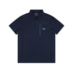 A Breathable Quick-Dry Classic Zipper Polo Shirt