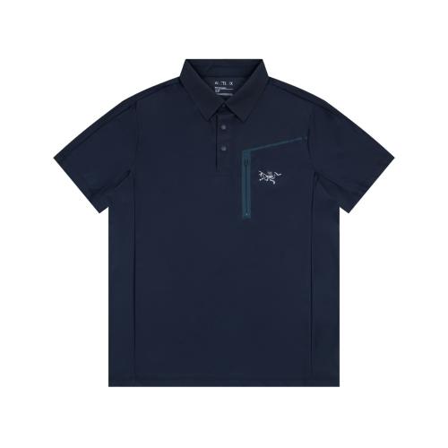 A Breathable Quick-Dry Classic Zipper Polo Shirt