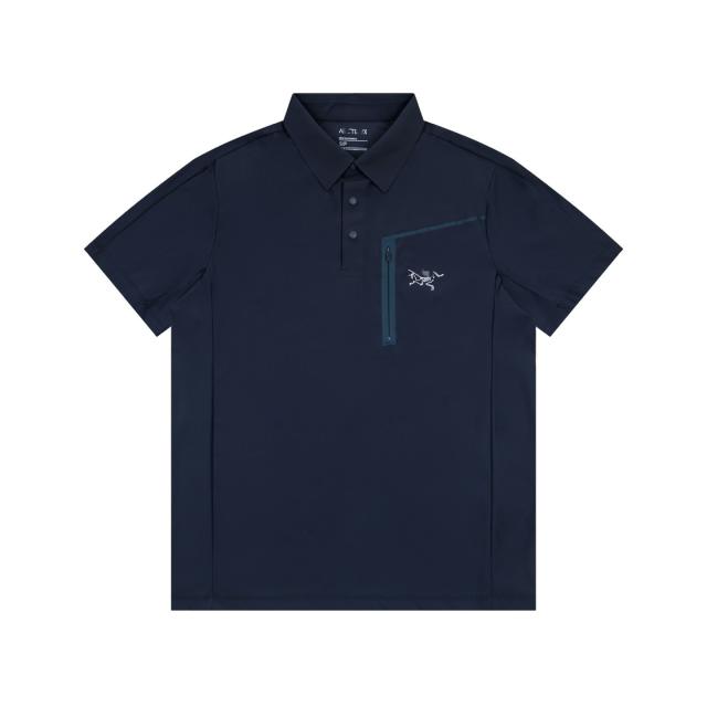 A Breathable Quick-Dry Classic Zipper Polo Shirt