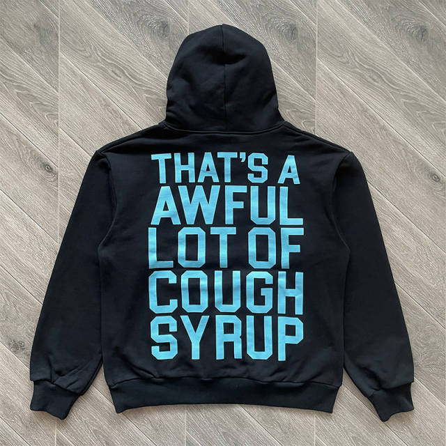 1:1 Top Quality That's A Awful Lot of Cough Syrup Basic Zip Up Hoodie