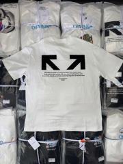 1:1 Top Quality OW Half Arrow Tee