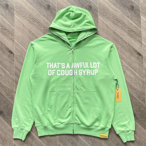 1:1 Top Quality That's A Awful Lot of Cough Syrup Basic Zip Up Hoodie