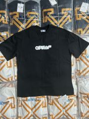 1:1 Top Quality OW Ink Wash Arrow Print T-shirt