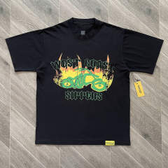 1:1 Quality That's A Awful Lot of Cough Syrup Motorcycle Print Black Tee