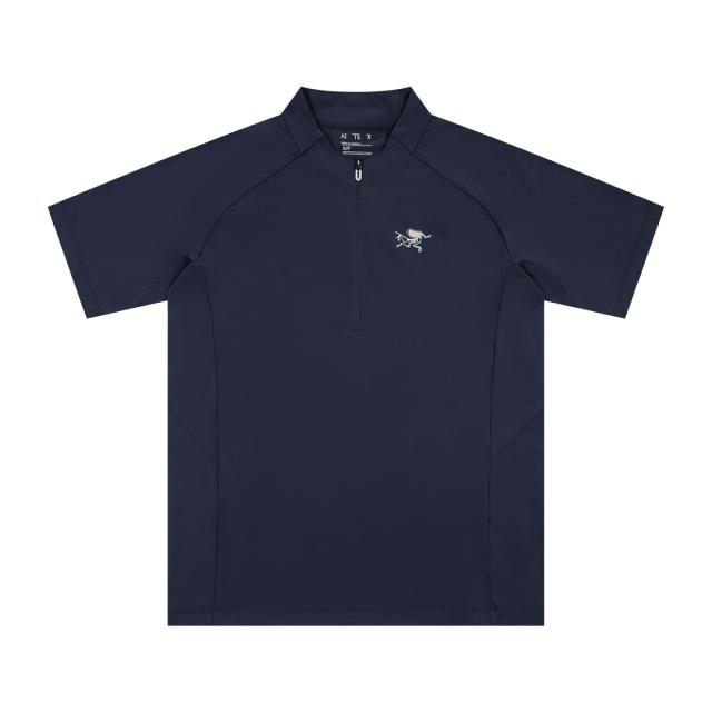 A Breathable Quick-Dry Classic Zipper Polo Shirt