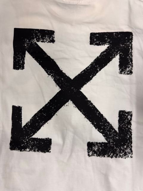 1:1 Top Quality OW Blurry Arrow Print Tee