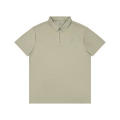 A Breathable Quick-Dry Classic Zipper Polo Shirt