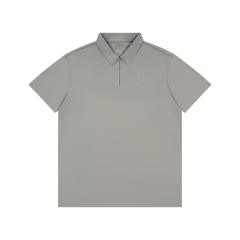 A Breathable Quick-Dry Classic Zipper Polo Shirt