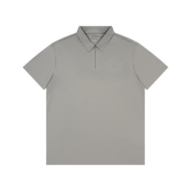 A Breathable Quick-Dry Classic Zipper Polo Shirt