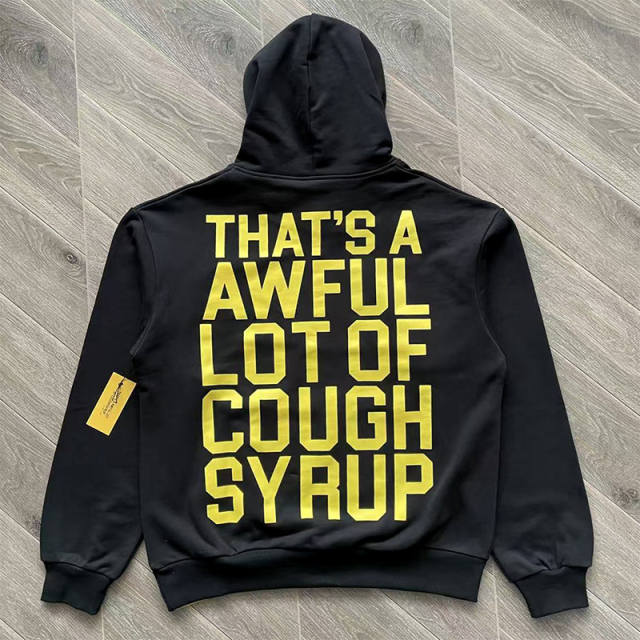 1:1 Top Quality That's A Awful Lot of Cough Syrup Basic Zip Up Hoodie