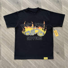 1:1 Quality That's A Awful Lot of Cough Syrup Motorcycle Print Black Tee