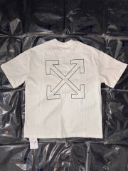 1:1 Top Quality OW Clean Arrow Print Tee