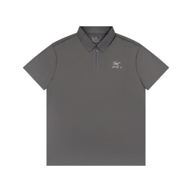 A Breathable Quick-Dry Classic Zipper Polo Shirt