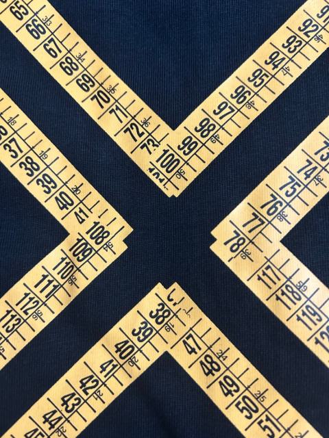1:1 Top Quality OW Ruler Arrow Print T-shirt