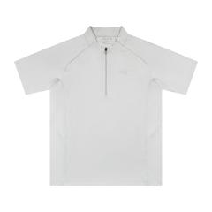 A Breathable Quick-Dry Classic Zipper Polo Shirt